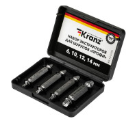 Набор экстракторов для шурупов Профи Kranz KR-12-6703