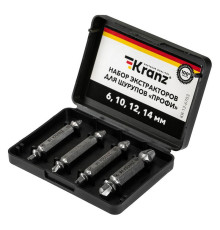Набор экстракторов для шурупов Профи Kranz KR-12-6703
