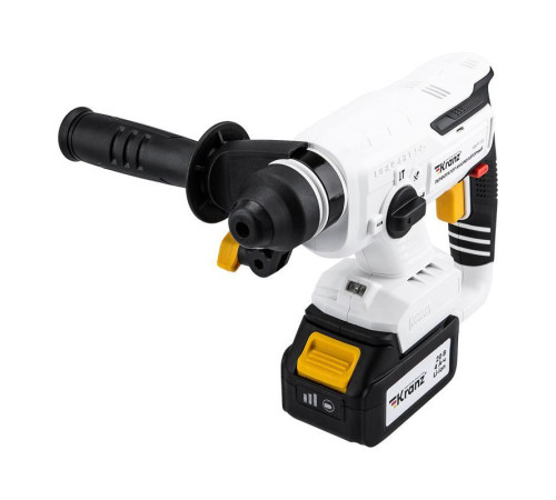 Перфоратор аккумуляторный SDS-plus 2.2Дж 1х4А.ч в кейсе Kranz KR-PT-120