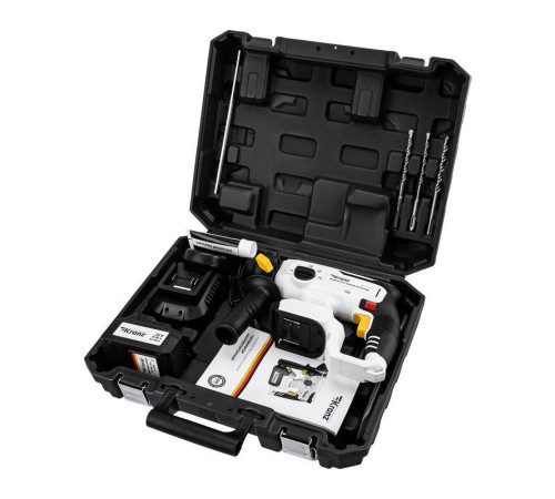Перфоратор аккумуляторный SDS-plus 2.2Дж 1х4А.ч в кейсе Kranz KR-PT-120