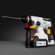 Перфоратор аккумуляторный SDS-plus 2.2Дж 1х4А.ч в кейсе Kranz KR-PT-120
