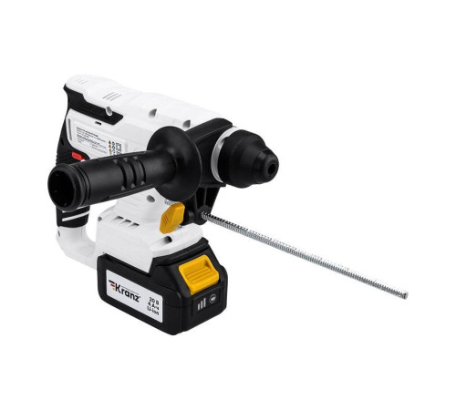 Перфоратор аккумуляторный SDS-plus 2.2Дж 1х4А.ч в кейсе Kranz KR-PT-120