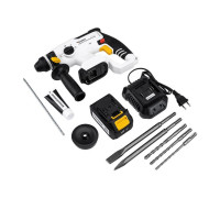 Перфоратор аккумуляторный SDS-plus 2.2Дж 1х4А.ч в кейсе Kranz KR-PT-120