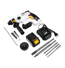 Перфоратор аккумуляторный SDS-plus 2.2Дж 1х4А.ч в кейсе Kranz KR-PT-120