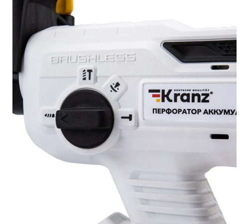 Перфоратор аккумуляторный SDS-plus 2.2Дж 1х4А.ч в кейсе Kranz KR-PT-120