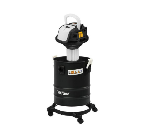 Пылесос строительный KR15 1200Вт 15л 4м Kranz KR-16-1115