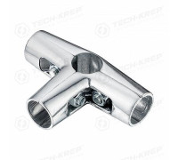Соединитель 4-х труб хром (уп.1шт) Tech-Krep 127453