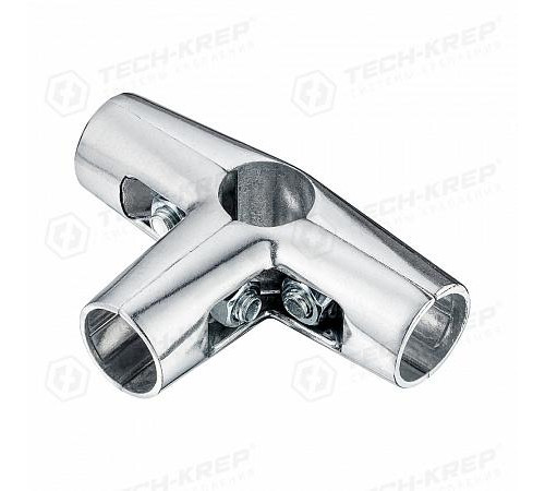 Соединитель 4-х труб хром (уп.1шт) Tech-Krep 127453