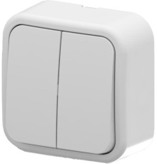 Выключатель 2-кл. ARIA IP20 бел. ARVIA 25 01 1000 202