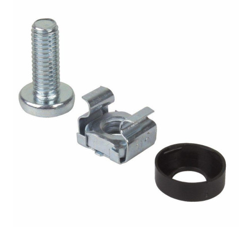 Комплект крепежа винт+шайба+гайка M6x16 (уп.100шт) Rexant 04-2686