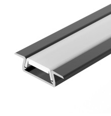 Профиль MIC-FS-2000 ANOD BLACK без экрана алюм. Arlight 040019