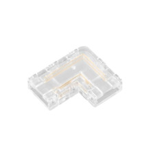 Коннектор угловой FIX-MONO-8mm-2pin-STS прозр. (уп.10шт) Arlight 047195