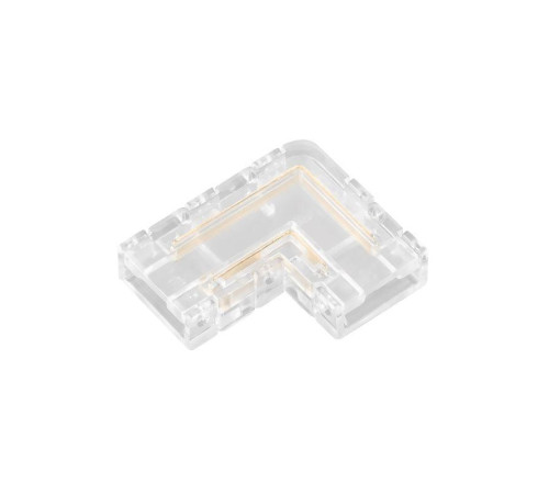 Коннектор угловой FIX-MONO-8mm-2pin-STS прозр. (уп.10шт) Arlight 047195