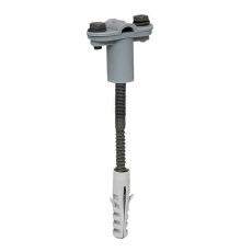 Держатель фасадный пластиковый скручиваемый L100мм EKF lp-44100