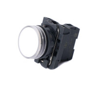 Лампа светосигнальная SB5 d22мм 230-240В AC бел. в сборе SE SB5AVM1