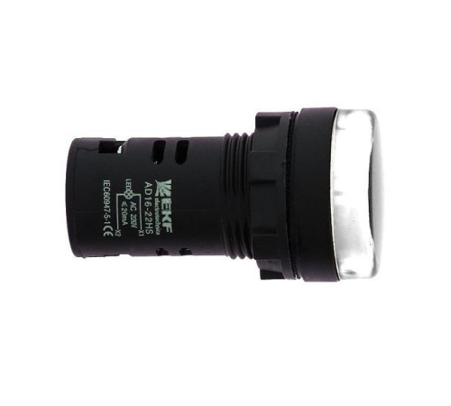 Матрица светодиодная AD16-22HS бел. 12В AC/DC PROxima EKF ledm-ad16-w-12