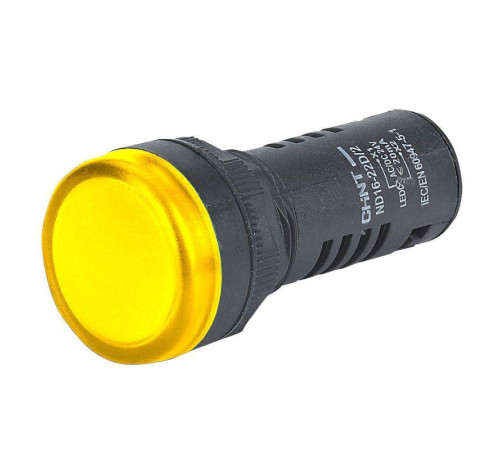 Индикатор ND16-22D/2C встр. резистор IP65 АС/DC110В (R) желт. CHINT 828000