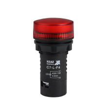 Лампа светодиодная OptiSignal Compact D22 С7-L-F4 красн. 110В AC/DC XB7EV04GP КЭАЗ 362155