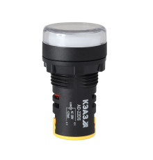 Лампа AD22DS(LED) матрица 22мм 24В AC/DC бел. КЭАЗ 303926