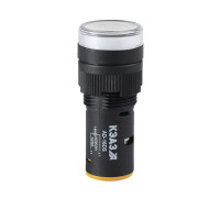 Лампа AD16DS(LED) матрица D16мм бел. 24В AC/DC КЭАЗ 357843