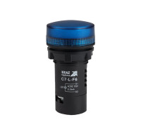 Лампа светодиодная OptiSignal Compact D22 С7-L-F6 син. 110В AC/DC XB7EV06GP КЭАЗ 362157