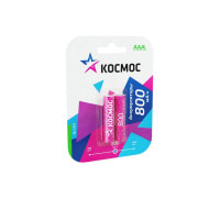 Аккумулятор AAA/LR03 Ni-MH 800мА.ч (блист.2шт) КОСМОС KOCR03NIMH(800MAH)