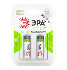 Аккумулятор AA/HR6 2700мА.ч HR6-2BL (блист.2шт) Эра C0038458