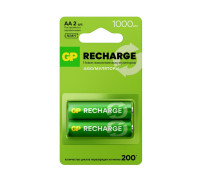 Аккумулятор AA/HR6 RECHARGE 1.2В 1000мА.ч 100AAHCV-2CRSBC2 16/96 (блист.2шт) GP 20252