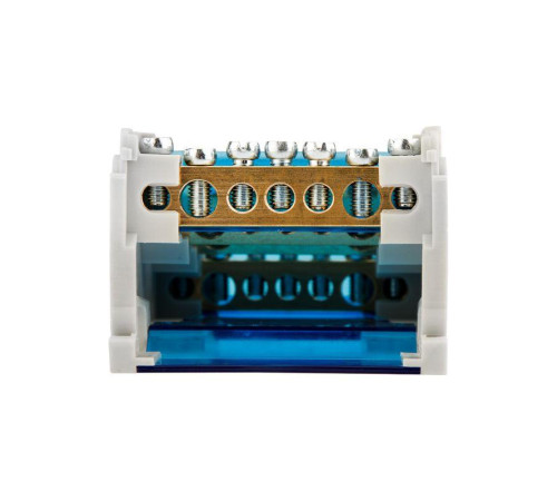 Шина на DIN-рейку в корпусе (кросс-модуль) 4х7 Rexant 11-2304-7