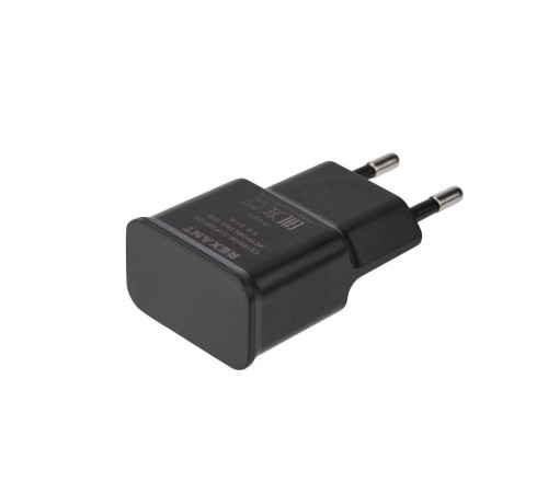 Устройство зарядное сетевое USB 5В 2.1A черн. Rexant 16-0274