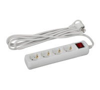 Удлинитель 4х5м с заземл. 16А IP20 U-4es-5m-3х1 ПВС 3х1 с выкл. Эра Б0028380