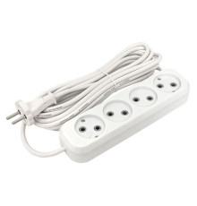 Удлинитель 4х5м без заземл. 10А IP20 Эксперт 2.2кВт ПВС 2х0.75 PROxima EKF UBA10-275-4-05