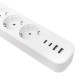Удлинитель 5х5м IP20 2USB 2.4А+2type-C LUX 1.5кв.мм EKF UBA-LUX-505-TC