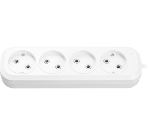 Удлинитель 4х3м без заземл. 10А IP20 90 784 OPE-S-04-300-X-2x1 бел. ОНЛАЙТ 90784