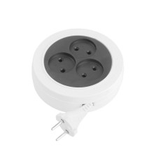 Удлинитель 3х3м без заземл. 6А IP20 SR 3х3-R УХ6-103 1.3кВт ШВВП Volsten 12432