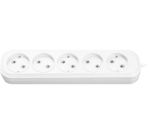 Удлинитель 5х5м без заземл. 10А IP20 90 787 OPE-S-05-500-X-2x1 бел. ОНЛАЙТ 90787