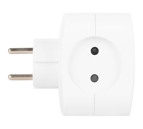 Разветвитель 4-м SP-4-3USBAC-W + 3 USB A+C со шторками 10А бел. Эра Б0069083