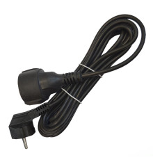 Удлинитель-шнур 1х5м с заземл. 16А IP20 ПВС 3х1 черн. DOMTOK 2359