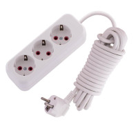 Удлинитель 3х5м с заземл. 16А IP20 Lila LEZARD 720-0305-301