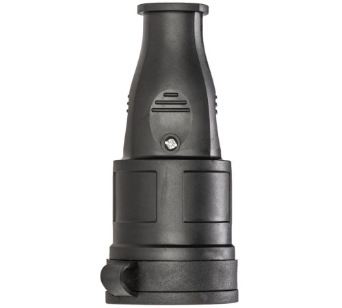 Розетка 16А IP44 прямая с заземл. каучук красн. КОСМОС RKsm-Z-IP(R)16A