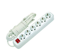 Удлинитель 6х2м с заземл. 16А IP20 с выкл. Makel MGP232