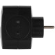 Разветвитель 4-м SP-4-3USBAC-B + 3 USB A+C со шторками 10А чер. Эра Б0069084