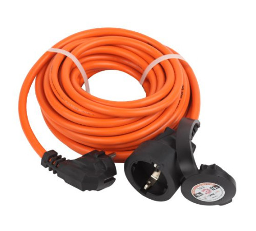 Удлинитель-шнур 1х10м с заземл. 16А IP20 UPx-1e-3х1.5-10m ПВС 3х1.5 (бухта) Эра Б0046815