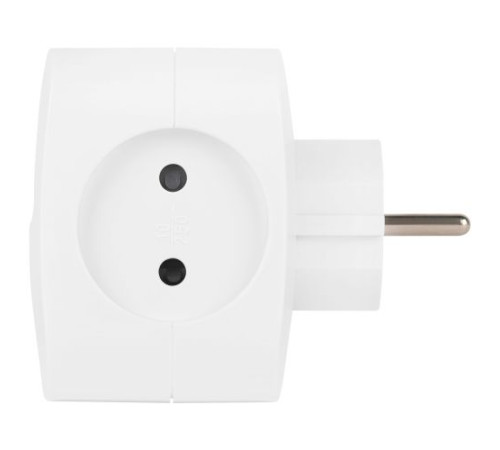 Разветвитель 4-м SP-4-3USBAC-W + 3 USB A+C со шторками 10А бел. Эра Б0069083