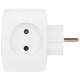 Разветвитель 4-м SP-4-3USBAC-W + 3 USB A+C со шторками 10А бел. Эра Б0069083