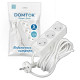 Удлинитель 3х5м без заземл. 10А IP20 2.2кВт ПВС 2х1 бел. DOMTOK 2352