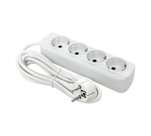 Удлинитель 4х5м с заземл. 16А IP20 Эксперт 3.5кВт ПВС 3х1 PROxima EKF UBA16-310-4-05