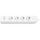 Удлинитель 4х5м с заземл. 10А IP20 90 843 OPE-USB-04-500-ESC-3x1 USB 2xType-A + Type-C с кнопкой ОНЛАЙТ 90843