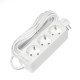Удлинитель 3х7м с заземл. 16А IP20 3.5кВт ПВС 3х1 бел. DOMTOK 2393