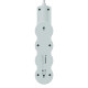 Удлинитель 3х3м с заземл. 10А IP20 USB 2800Вт 220В ПВС 3х1 с выкл. бел. КОСМОС YKsm3m3g-Z-VU10А-W